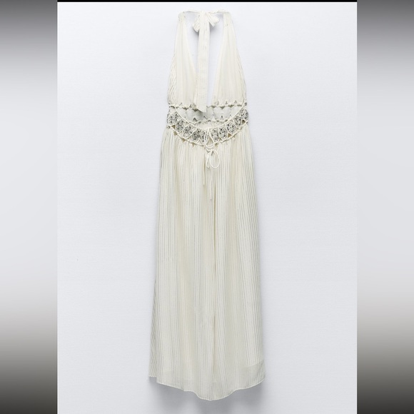 ZARA RHINESTONE MIDI DRESS LIMITED EDITION - Picture 10 of 12